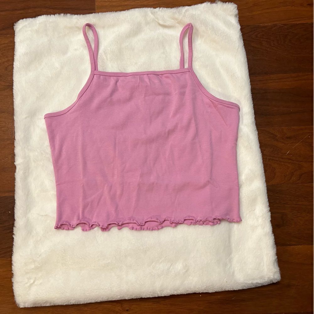 BP square neck cami purple tulip NWT size large‎